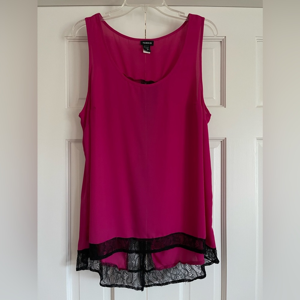 TORRID Hot Pink Tank Top